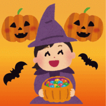 ハッピーハロウィーン＿お子様へお菓子をプレゼント！